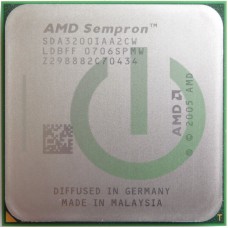 AMD Sempron 64 3200+ (SDA3200) 1.8 GHz / 1core / 128K / 62W / 1600MHz Socket AM2