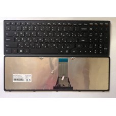 Клавиатура для ноутбука Lenovo IdeaPad Flex 15, G505, G505A, G505G, G505S, G50 Black, с серой рамкой