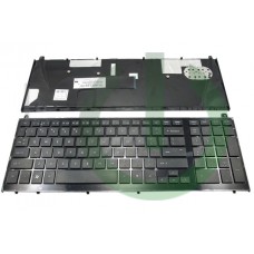 Клавиатура БУ для ноутбука HP Probook 4525s+панель чёрная NSK-NH3SW
