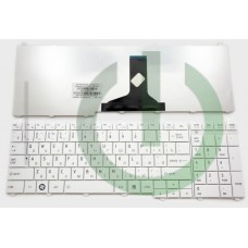 Клавиатура для ноутбука Toshiba Satellite C650, белая C655, C660, L650, L650D, L655, L670, L675, L7
