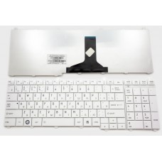 Клавиатура для ноутбука Toshiba Satellite C650, белая C655, C660, L650, L650D, L655, L670, L675, L7