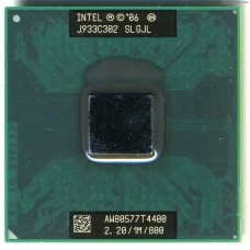Процессор для ноутбука Intel Core 2 Duo T4400 (2.20GHz, 1Mb, 800MHz)