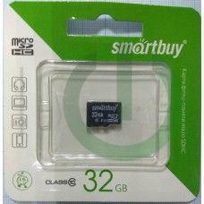 Память MicroSDHC 32Gb SmartBuy (Class 10) без адаптера