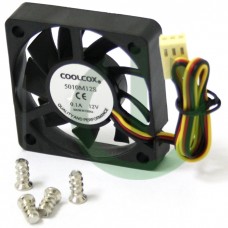 Вентилятор Coolcox 50x50x10 5010M12S (3pin, Black)