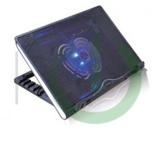 Охлаждающая подставка для ноутбука Crown  CMLS-925 (Black) 17, 1*Fan,blue light,2*USB