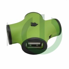 Хаб USB 2.0 Концентратор CBR CH-100 Green (4 порта)