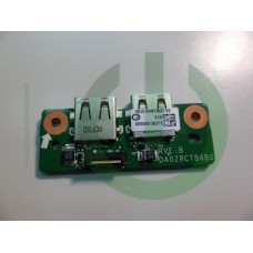 USB разъём БУ EMachines E732G (DA0ZRCTB6B0) + шлейф (DEFC1589019)