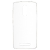 Чехол силиконовый LP для Xiaomi Redmi Note 3 ультратонкий (прозрачный/белый)