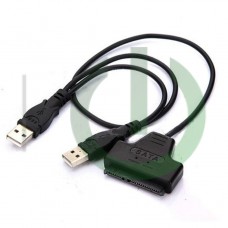 Кабель-адаптер Жесткий Диск HDD 2.5 Sata на USB  c кабелем питания