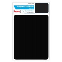 Коврик тканевый BURO BU-CLOTH/black матерчатый черный 220х250х4мм