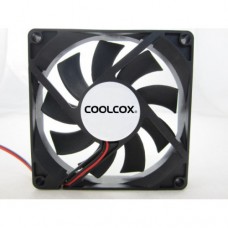 Вентилятор Coolcox 70x70x15 7015M12S (3pin, Black, Sleeve 2500+10%RPM)