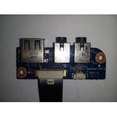 USB + Аудио БУ DNS 00149448 (6-71-W25P8-D02B GP) + шлейф (6-43-W2500-011-2)