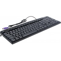 Клавиатура Гарнизон GK-110L, подсветка, USB, черный/белый