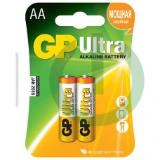 Батарея GP  15AU-0S2, LR6/2SH Ultra  Алкалиновые (2 шт в упаковке) AA