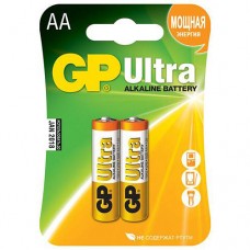 Батарея GP  15AU-2UE2, LR6 Ultra  Алкалиновые (2 шт в упаковке) AA