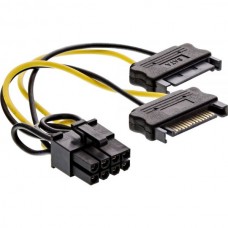 Переходник питания видеокарты 2 SATA->PCI-Express 8pin