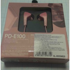Гарнитура вставная PRODA E100 (розовая)