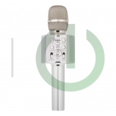 Микрофон-колонка караоке Bluetooth BK3 Cool Sound KTV USB 5 Вт (серебряный)