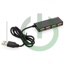 Хаб USB 2.0 HUB Smartbuy 4 порта черный (SBHA-6810-K SB83-K)