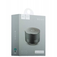 Колонка беспроводная Bluetooth HOCO BS5 Swirl Wireless Speaker USB/MicroSD 3 Вт (серая)