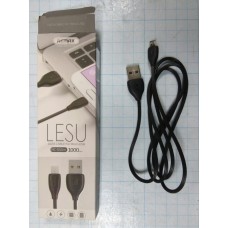 Кабель USB REMAX Lesu Series Cable RC-050m Micro USB (Чёрный)