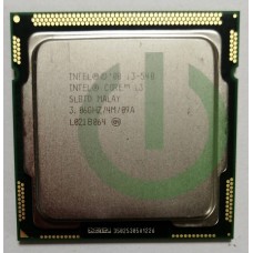 Intel Core i3-540 (3,06GHz, LGA1156, L3 4096Kb, 2 Ядра, IntelHD Graphics)