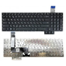 Клавиатура для ноутбука Asus G750 черная без рамки