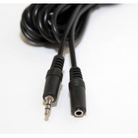 Аудиокабель удлинитель VCOM <VAV7179-3M> 3.5 Jack (M) - 3.5 Jack (F), стерео, аудио, 3.0м