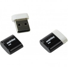 Память Flash USB 08 Gb SmartBuy LARA Black (компактный размер)