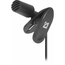 Микрофон Defender MIC-109 черный, на прищепке, 1,8 м
