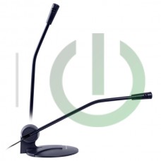 Микрофон Defender MIC-117 черный, кабель 1.8 м
