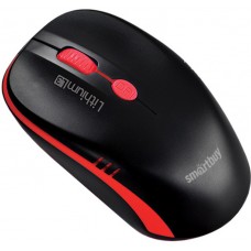 Мышь беспроводная Smartbuy 344CAG черно-красная с зарядкой от USB