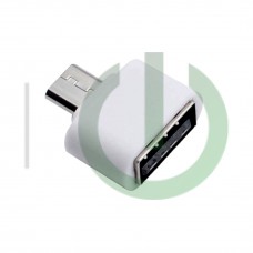 Переходник USB- microUSB 2 в 1 адаптер для устройств с функцией OTG