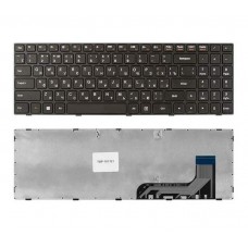 Клавиатура БУ для ноутбука Lenovo IdeaPad 100-15 B50-10,B5010 черная с рамкой