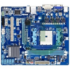 GIGABYTE GA-A55M-S2V rev1.0 Socket FM1 AMD A75 PCI-E+Dsub+DVI+GbLAN SATA RAID MicroATX 2DDR3