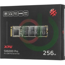 SSD M.2 256GB ADATA XPG SX6000 Pro ASX6000PNP-256GT-C 3D TLC 2100r 2100w