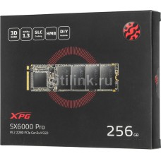 SSD M.2 256GB ADATA XPG SX6000 Pro ASX6000PNP-256GT-C 3D TLC 2100r 2100w