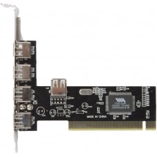Контроллер PCI VIA6212 (4+1) 5xUSB2.0