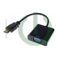 Переходник HDMI-VGA Б/У адаптер цифро-аналоговый