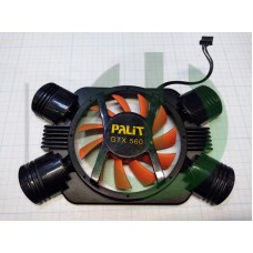 Вентилятор для видеокарты 70mm 4-pin 12V 0.45A БУ Ga82s2u-pfta от GTX560 Palit