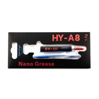 Термопаста HY-A8 Halnziye шприц 1.5 грамм 5.6 W/m-k + лопатка