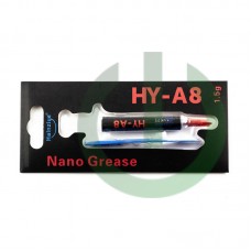 Термопаста HY-A8 Halnziye шприц 1.5 грамм 5.6 W/m-k + лопатка