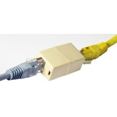 Соединитель проходной RJ45 VCOM CT251S адаптер для соединения 2 обжатых кабелей