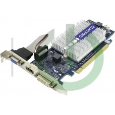 Видеокарта БУ 1024Mb PCI-E GeForce GT210 Gigabyte 64bit DDR3 HDMI, VGA, DVI