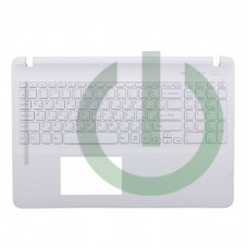 Топкейс для ноутбука Sony SVF15 белый с белой клавиатурой, с подсветкой Case C