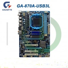 GIGABYTE GA-870A-USB3L rev3.1 SocketAM3+ AMD 870 2xPCI-E+GbLAN SATA RAID ATX 2DDR3