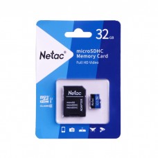Память MicroSDXC 64Gb Netac (Class 10) с адаптером