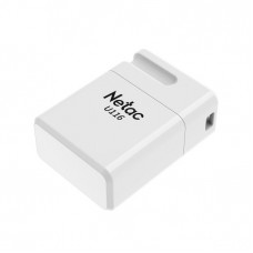 Память Flash USB 64 Gb Netac U116 , USB2.0, миниатюрная пластиковая белая